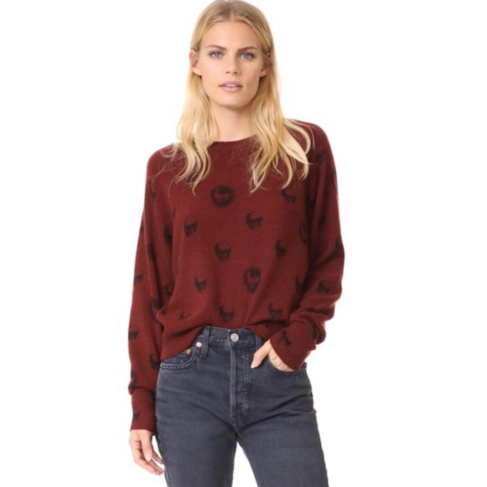 Skull Cahsmere Aubrey Sweater